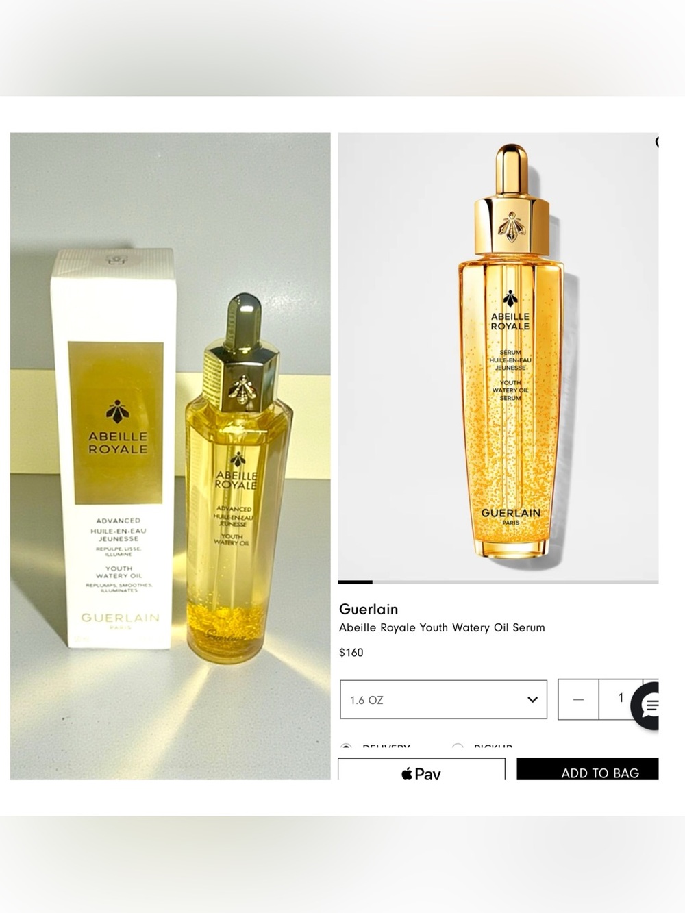 Guerlain Abeille Royale Advanced Youth Watery Oil 50ml. NIB! MSRP $160